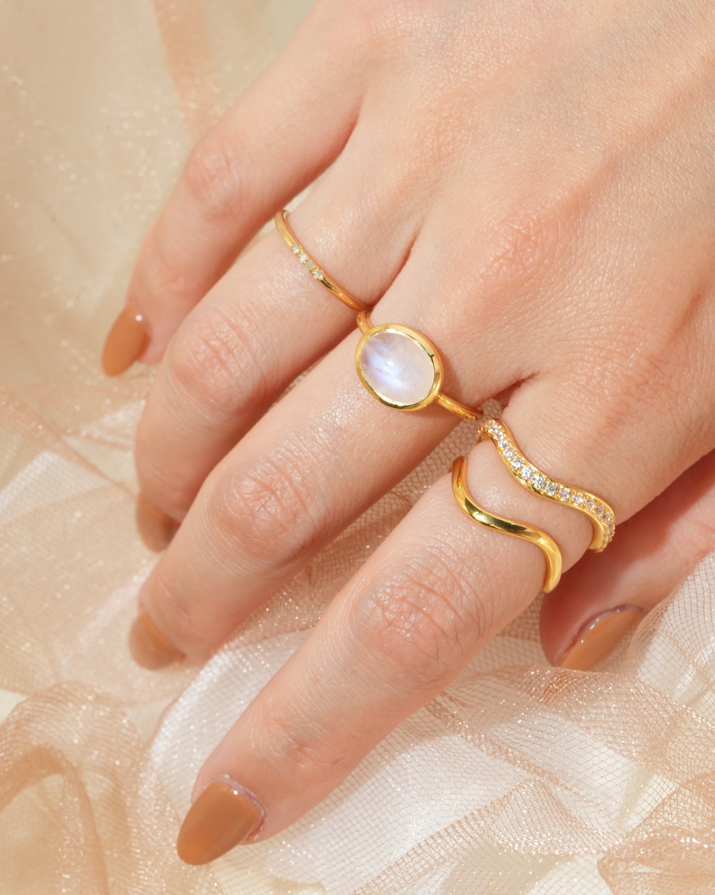 お客様専用決済ページ 250622 ホワイトトパーズ 2set ring SV925 K18GP 13.5号