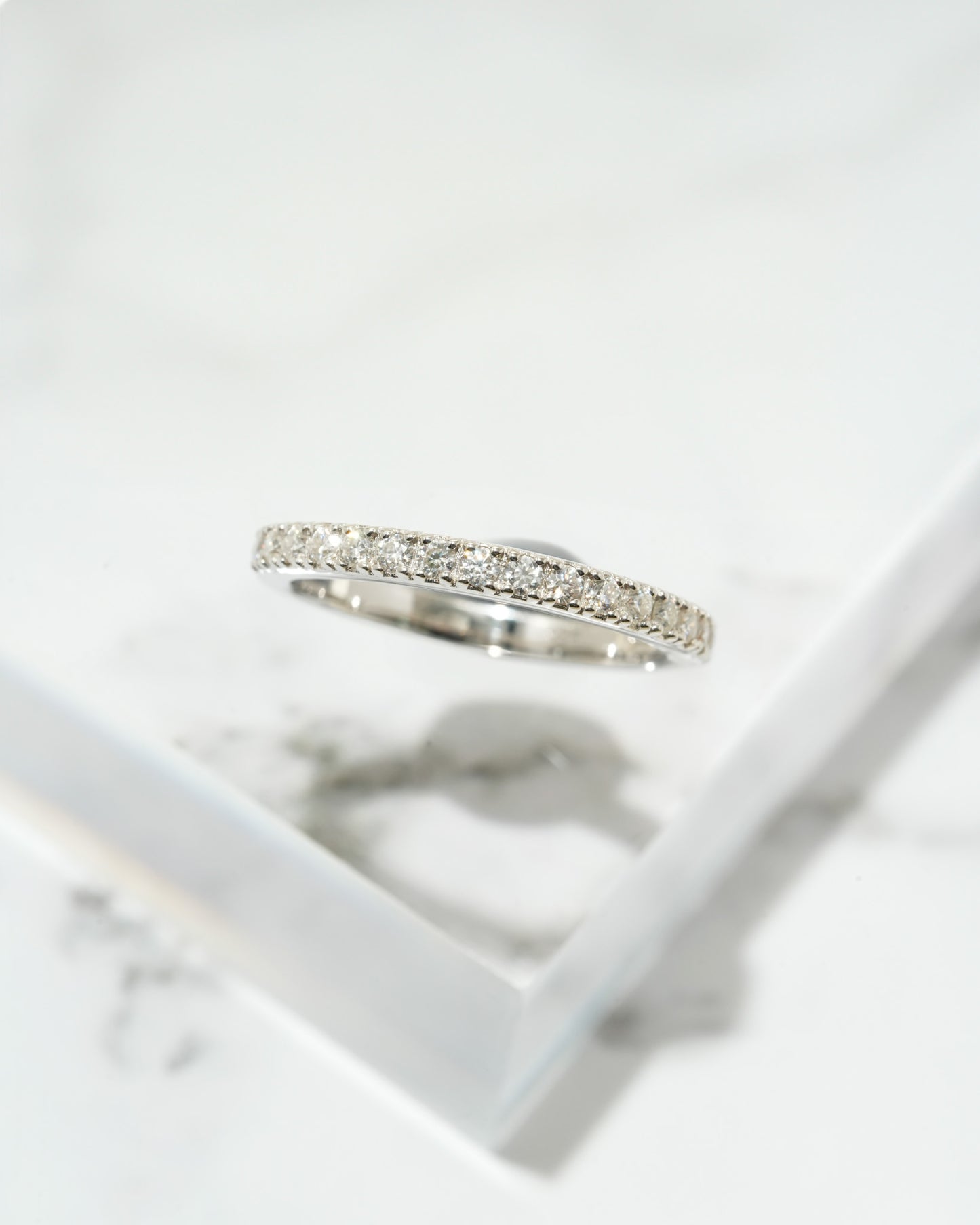 【モアサナイト】SV925 RP Box Eternity Ring