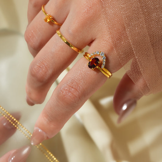 milkyway_ao様 251211 スペサルティンガーネット SV925 K18GP 14号