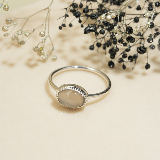 【グレームーンストーン】カボション ミルデザイン RG SV925 RP #RGMM00000