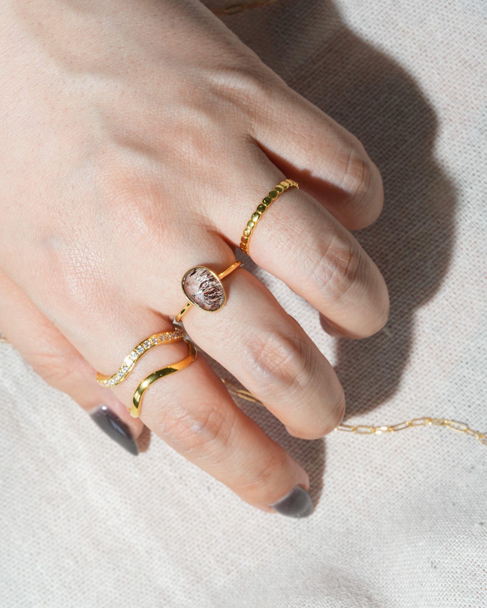 シンプルリング】SV925 K18GP No.1 – emit