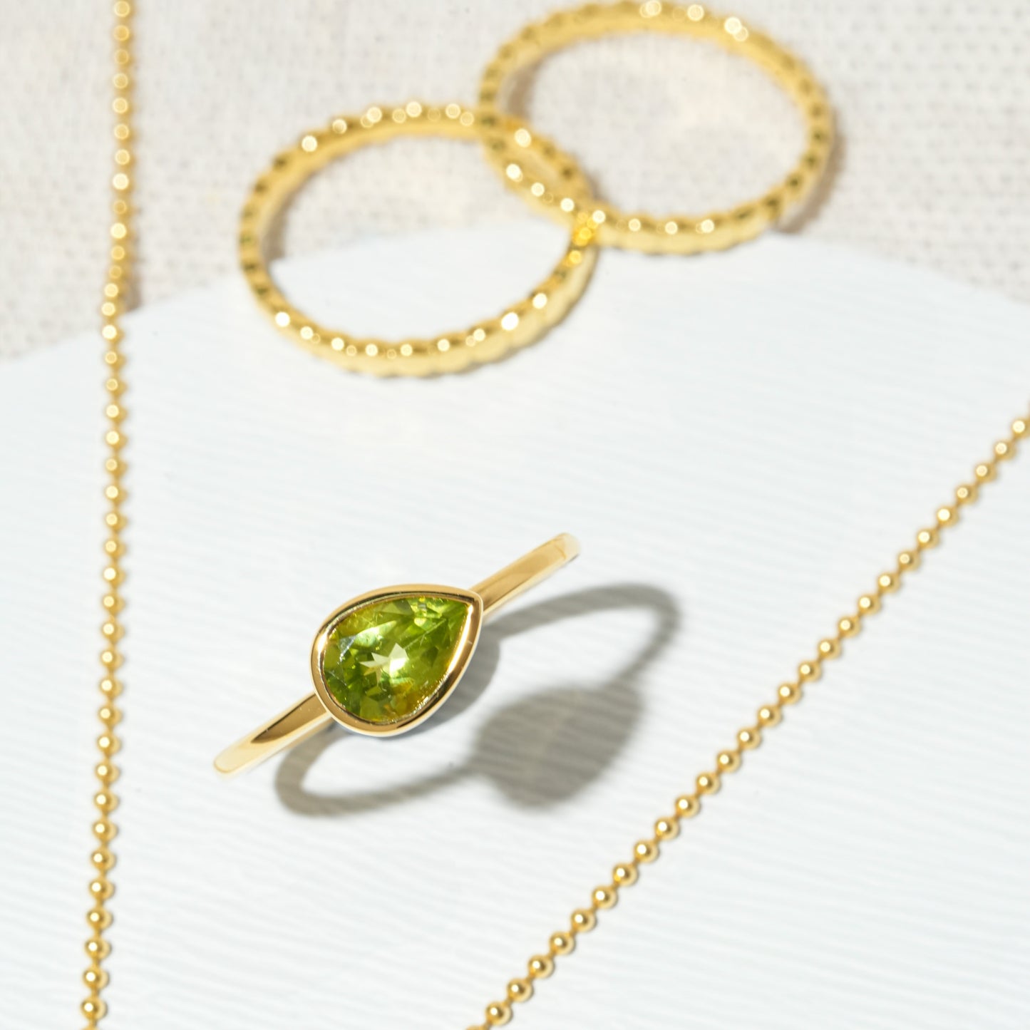 shibanon1218様 251204 ペリドット SV925 K18GP 16.3号