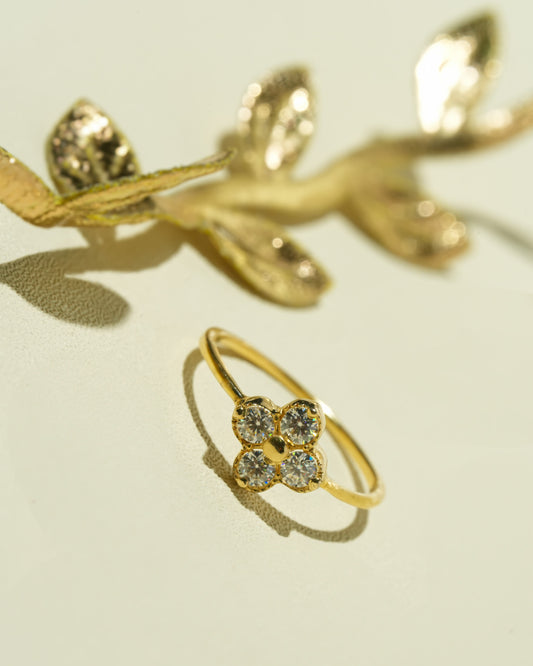 様 250421 モアサナイト 26 silver925 K18GP 9号