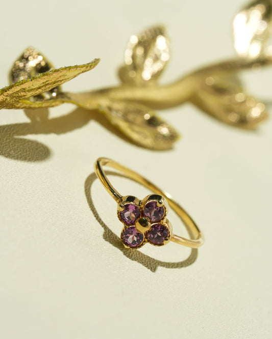 様 250421 ピンクトルマリン 28 silver925 K18GP 9号